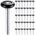 36 PCS Black 2 Inch Nylon Garage Door Rollers,Quiet Garage Rollers Bulk Sealed Garage Door Rollers,6200z Durable Bearing Garage Door Replacement Wheels Stem for Garage Door Supplies
