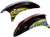 Vega Altura Replacement Top Vent for Full Face Helmet (Red/Yellow) - Pair