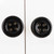 Indian Shelf 8 Pack Knobs for Drawer | Black Kids Cabinet Knobs | Button Kids Knobs | Ceramic Knobs and Pulls | Dresser Knobs | Cabinet Pulls | Vintage Drawer knobs