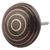 IndianShelf 4 Pieces Pulls for Cabinets and Drawers | Stripe Flat Unique Door Knobs | Cabinet Knobs Modern Black | Knobs for Dresser Drawers Vintage Ceramic | Dresser Knobs Girls | Drawer Pulls Knobs