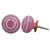 Indian Shelf 4 Pieces Fancy Knobs | Stripe Modern Cabinet Knobs | Pink Knobs for Dresser Drawers Kids | Ceramic Dresser Door Knobs | Vintage Cabinet Knobs and Pulls | Modern Drawer Pulls