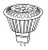 Technical Precision Replacement for Batteries and Light Bulbs LED8MR16/NFL/30K-12V LED