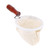 Cloth Coffee Filter Strainers, Coffee Filter, Reusable Washable Flannel Cloth Coffee Filter Strainer with Wood Handle (L) (Large)