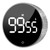Digital Kitchen Timers, LFF Visual Timer with Large LED Display, Magnetic Countdown Countup Clock for Classrooms, Cooking, Studying, Teaching, Volume Adjustable Timer for Kids, Black