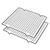 VNIMTI Baking Cooling Rack 2 Sets, Cookie Cooling Racks for Cooking, Baking, Roasting, Grilling, Drying, Oven Safe Wire Rack, 11" * 10" Small Squares Grids