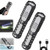 Multifunctional Rechargeable Flashlight, Tobiue Multifunctional Rechargeable Flashlight German, USB Mini Multifunctional Strong Light Flashlight, Waterproof FlashLight for Camping Outdoor (2 Pcs)