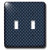 3dRose LSP_192795_2 Blue and White Stars Toggle Switch, Multicolor