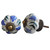 Indian Shelf 4 Pieces Kitchen Cabinet Hardware Knobs | Floral Drawer Knobs for Kids | Dresser Hardware Knobs Multicolor | Kitchen Cabinet Pulls and Knobs Ceramic | Drawer Pulls for Dressers | Knobs