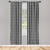 Ambesonne Modern Curtains, Illustration of Bizarre Shapes Houndstooth Inspired Graphics, Window Treatments 2 Panel Set for Living Room Bedroom, Pair of - 28" x 84", Charcoal Grey