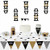 Big Dot of Happiness Happy Retirement - Triangle Retirement Party Decoration Kit - 72 Piece