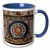 3dRose Danita Delimont - Alex Bartel - Clocks - Gros Horloge, Astronomical Clock, Rouen, Normandy, France - 11oz Two-Tone Blue Mug (mug_187017_6)