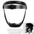 BFhongly Plastic Face Shield, Clear Full Protective Safety Face Shield, Anti Fog Protection Equipment for Eye, Nose, Mouth, Reusable Face Shield with Adjustable band, High-Definition