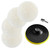 6 Inch Wool Polishing Buffing Pad Set, Wool Buffer for M14 Drill Buffer Attachment with Drill Adapter, Wool Buffing Wheel for Car Polishing, Waxing, and More