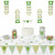 Big Dot of Happiness Froggy Frog - Triangle Baby Shower or Birthday Party Decoration Kit - 72 Pieces