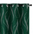 Yakamok Blackout Curtains 84 inch Length Living Room Thermal Insulated Silver Wave Line Dots Pattern Curtains Room Darkening Grommet Curtains for Bedroom, Emerald Green, W42 x L84-inch, 2 Panels Yakamok Blackout Curtains 84 inch Length Living Room Thermal Insulated Silver Wave Line Dots Pattern Curtains Room Darkening Grommet Curtains for Bedroom, Emerald Green, W42 x L84-inch, 2 Panels