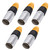 PENGLIN 5Pack RJ45 Waterproof Ethernet Connector, Outdoor PCB Signal Panel Mount Connector Ethernet LAN Network Cable Wire Connect Socket for Cat5/5e