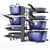 RAINBEAN Pot and pan organizer, Pot Lid Holders & Pan Rack, Multiple DIY methods 8 tier pot racks, adjustable kitchen organization and storage for pots and pans.