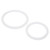 PATIKIL 70mm Regular and 86mm Wide Mouth Silicone Sealing Rings Set, 1Set/40Pack Reusable Leak-Proof Gaskets for Mason Jar Lids, Translucent
