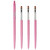 SILPECWEE 3pcs Nail Clean Up Brush Nail Brushes for Cleaning Nail Polish Mistake Acrylic Brush Cleaner Cuticles Acetone Nail Pen Nail Art Brushes French Manicure Brush Nail Art Tools