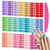 SILPECWEE 20 Sheets Easter Nail Wraps for Women Candy Color Nail Polish Strips Self Adhesive Nail Polish Stickers Gel Nail Strips Fingernails Manicure Sticker Nail Accessories with 1pc Nail File