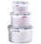 Ronanemon 3Pack Fridge Food Storage Container Set with Lids with Strainer,Plastic Fresh Produce Saver Vegetable Fruit Meat Storage Organization, BPA-Free Plastic Produce Keepers(3.15L+1.7L+0.8L)