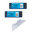Utility Knife Blades Ten Packs for Box Cutter Blades Refills - Two 10 Packs Heavy Duty SK5 Steel Utility Razor Blade Replacement in Convenient Storage Box - Standard Size - Fits Most Cutters & Knives