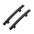 Ravinte Decor 10 Pack Cabinet Handles 3" Hole Center - Curved Cabinet Pulls Black Drawer Pulls for Kitchen Cabinet Cupboard Solid Pulls for Dresser Drawer Arch Cabinet Hardware