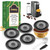 CAPMESSO Reusable Coffee Capsule Lids for Reusable Nespresso Pods Vertuo, Food Grade Silicone Caps for Any Sizes of Refillable Vertuo Pods with Scoop and Brush (5PCS Silicone Caps)