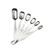 Square Measuring Spoon 6 Piece Set With Scale Baking Measuring Spoon Kitchen Seasoning Spoon Set Silicone Baking Sheet