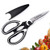 Kitchen Shears - Ultra Sharp Premium Heavy Duty Kitchen Shears and Multi Purpose Scissors (white)