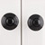 Indian Shelf 8 Pieces Vintage Knobs | Solid Cabinet Hardware Knobs | Black Knobs for Dresser Drawers Kids | Ceramic Western Dresser Knobs | Dresser Knobs and Pulls | Modern Drawer Pulls