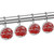 Shower Curtain Hooks, Shower Curtain Rings, Rust Proof Stainless Steel Shower Hooks for Curtain Bathroom Shower Rods, Merry Christmas Snow Day Shower Curtain Hooks, Shower Curtain Rings, Rust Proof Stainless Steel Shower Hooks for Curtain Bathroom Shower Rods, Merry Christmas Snow Day