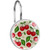 Shower Curtain Hooks, Rust Proof Shower Curtain Rings for Bathroom, Decorative Shower Curtain Hooks Hangers for Shower Curtain Rod, Cute Cherry Fruit Cartoon