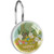 Shower Curtain Hooks, Rust Proof Shower Curtain Rings for Bathroom, Decorative Shower Curtain Hooks Hangers for Shower Curtain Rod, Set of 12, Happy Easter Cartoon Bunny Egg