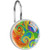 Shower Curtain Hooks, Rust Proof Shower Curtain Rings for Bathroom, Decorative Shower Curtain Hooks Hangers for Shower Curtain Rod, Set of 12, Psyche Art Abstract Rainbow Swirl Colored