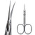THRAU Cuticle Scissors Extra Fine for Women and Men, Profession Stainless Steel with Precise Pointed Tip Grooming Blades, Manicure, Pedicure, or Trim Nail, Eyebrow, Eyelash, and Dry Skin