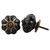 Indian Shelf 10 Pieces Dresser Knobs | Solid Pulls and Knobs | Dresser Drawer Pulls Black | Kitchen Door Knob Ceramic | Door Knobs Kitchen Cabinets | Nursery Drawer Knobs