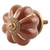 Indian Shelf 2 Pieces Farmhouse Drawer Pulls and Knobs | Pumpkin Solid Cabinet and Drawer Pulls | Brown Dresses Knobs | Ceramic Cabinet Knobs | Western Drawer Knobs | Kids Dresser Knobs