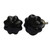 Indian Shelf 14 Pieces Drawer Hardware Knobs | Pomegranate Solid Dresser Knob | Drawer Pulls and Knobs Black | Unique Drawer Pulls Ceramic | Cupboard Door Knobs | Cabinet Door Knob