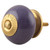Indian Shelf 4 Pieces Pull Knobs for Cabinets and Drawers | Round Solid Pulls | Kitchen Door Knobs Purple | Kitchen Door Knobs for Cabinets Ceramic | Kids Drawer Knobs | Cute Dresser Knobs