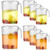 Dandat 8 Pcs Plastic Water Pitchers with Lid 60 oz/1.8 Quart Fridge Door Water Jugs with Spout Pitchers for Drinks Leakproof Unbreakable Iced Tea Pitcher Water Container for Lemonade Milk Refrigerator