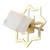 Indian Shelf 2 Pack Drawer Pulls for Dressers|Parallelogram Cute Knobs|Vintage Knobs for Cabinets & Drawers White|Knobs for Dresser Drawers Vintage Stone|Nursery Dresser Knobs|Knobs & Pulls