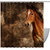 KQNZT Shower Curtains for Bathroom, Fabric Shower Curtain with Hooks, Stylish Modern Curtain, Bath Decor, Brown Horse