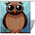 KQNZT Shower Curtains for Bathroom, Fabric Shower Curtain with Hooks, Stylish Modern Curtain, Bath Decor, Owl