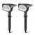 CILIENG Solar Spot Lights Outdoor 2 Pack, 46 LEDs Solar Landscape Spotlights, 3 Lighting Mode Solar Garden Pathway Lights, IP65 Waterproof Solar Outdoor Lighting for Yard Pool?Cool White?