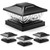 ENSLI Solar Post Cap Lights Outdoor 4 Pack, 2 Mode Bright Solar Post Lights Outdoor Waterproof Fence Post Cap Lights, Outdoor Post Lights Solar Powered Deck Lights for 4x4 4.5x4.5 5x5 in Garden Decor ENSLI Solar Post Cap Lights Outdoor 4 Pack, 2 Mode Bright Solar Post Lights Outdoor Waterproof Fence Post Cap Lights, Outdoor Post Lights Solar Powered Deck Lights for 4x4 4.5x4.5 5x5 in Garden Decor
