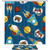 KQNZT 2Pcs Shower Curtain Sets, Bathroom Sets with Shower Curtain, Bath Mat, Shower Curtain with 12 Hooks for Bathroom Set Decor, Cartoon Animal Bear Elephant Universe