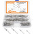 ISPINNER 120pcs 304 Stainless Steel Blind Rivets, Pop Rivets Assortment Kit