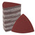 SWZHAI 120 Pcs Triangle Sanding Pads, 240 Grits Detail Sander Sandpaper Hook and Loop Sanding Sheet,3-1/8"(80mm) Triangular Sandpaper for 3-1/8" Oscillating Multi Tool, No Holes