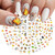 Thanksgiving Nail Art Stickers, Holographic Fall Maple Leaf Nail Water Transfer Decals Design, Autumn Leaf Pumpkin Animal Nail Art Stickers for Women Girls Manicure Holiday Decorations, Nail Sticker